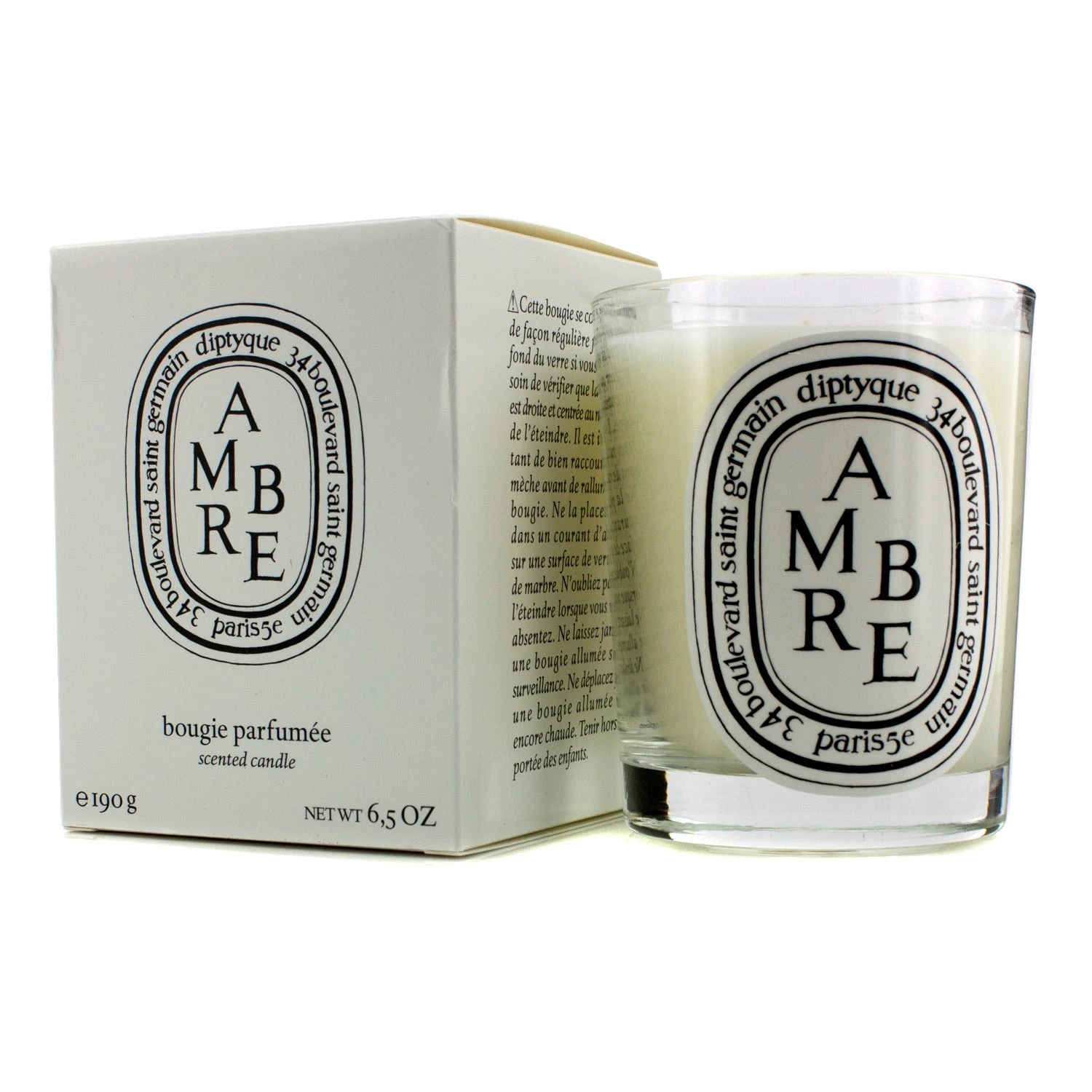 Diptyque Scented Candle - Ambre (Amber) 70g/2.4oz - Image 2