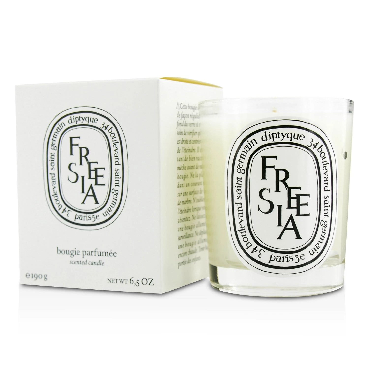 Diptyque Scented Candle - Freesia 190g/6.5oz