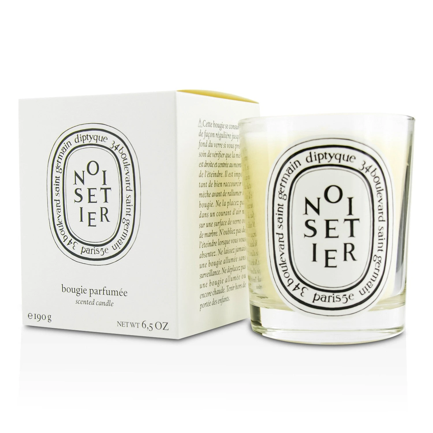 Diptyque Scented Candle - Noisetier (Hazelnut Tree) 190g/6.5oz
