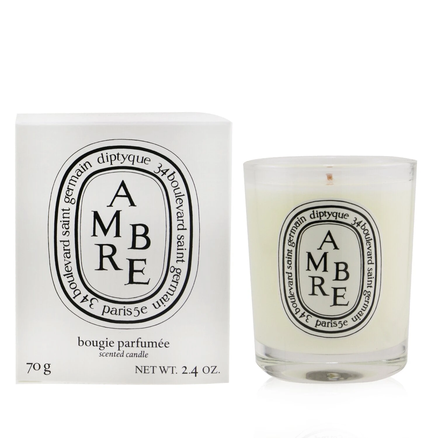 Diptyque Scented Candle - Ambre (Amber) 70g/2.4oz - Image 4