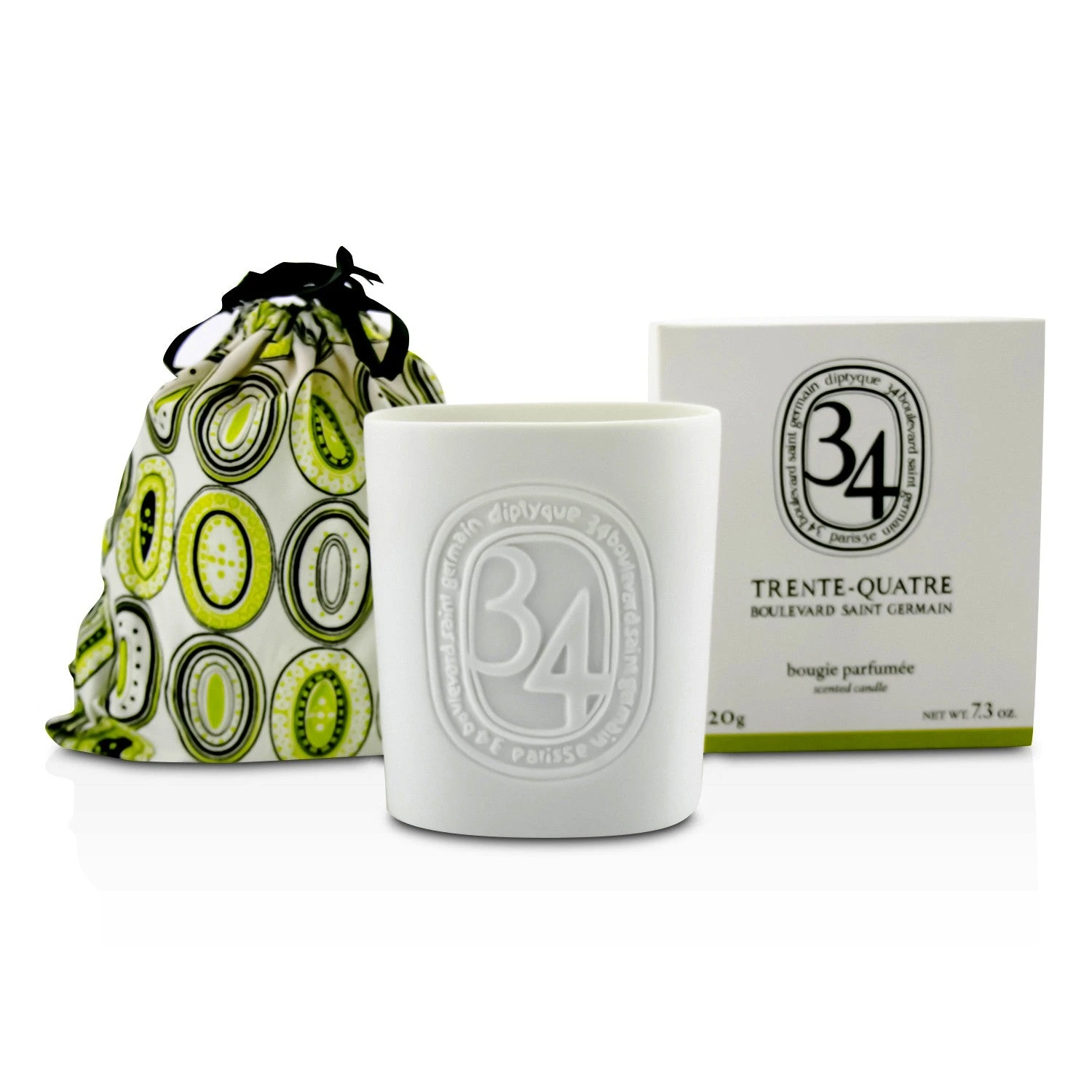 Diptyque Scented Candle - 34 Boulevard Saint Germain 220g/7.3oz